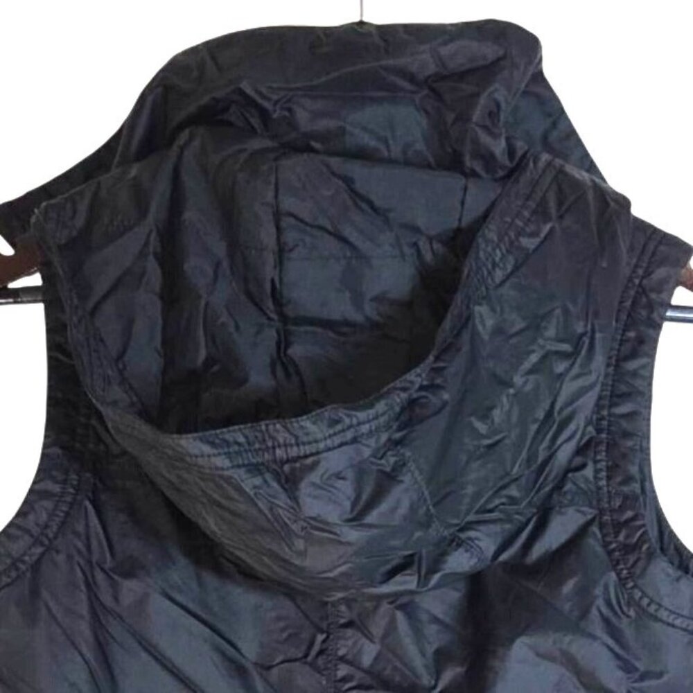 Columbia Mighty Lite Black Full Zip Hooded Nylon All Season Vest Size Small - Picture 5 of 8